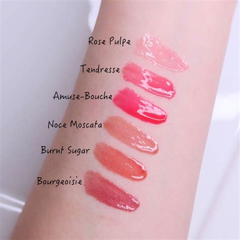 chanel rouge coco gloss swatches|Chanel Rouge Coco moisturizing glossimer.